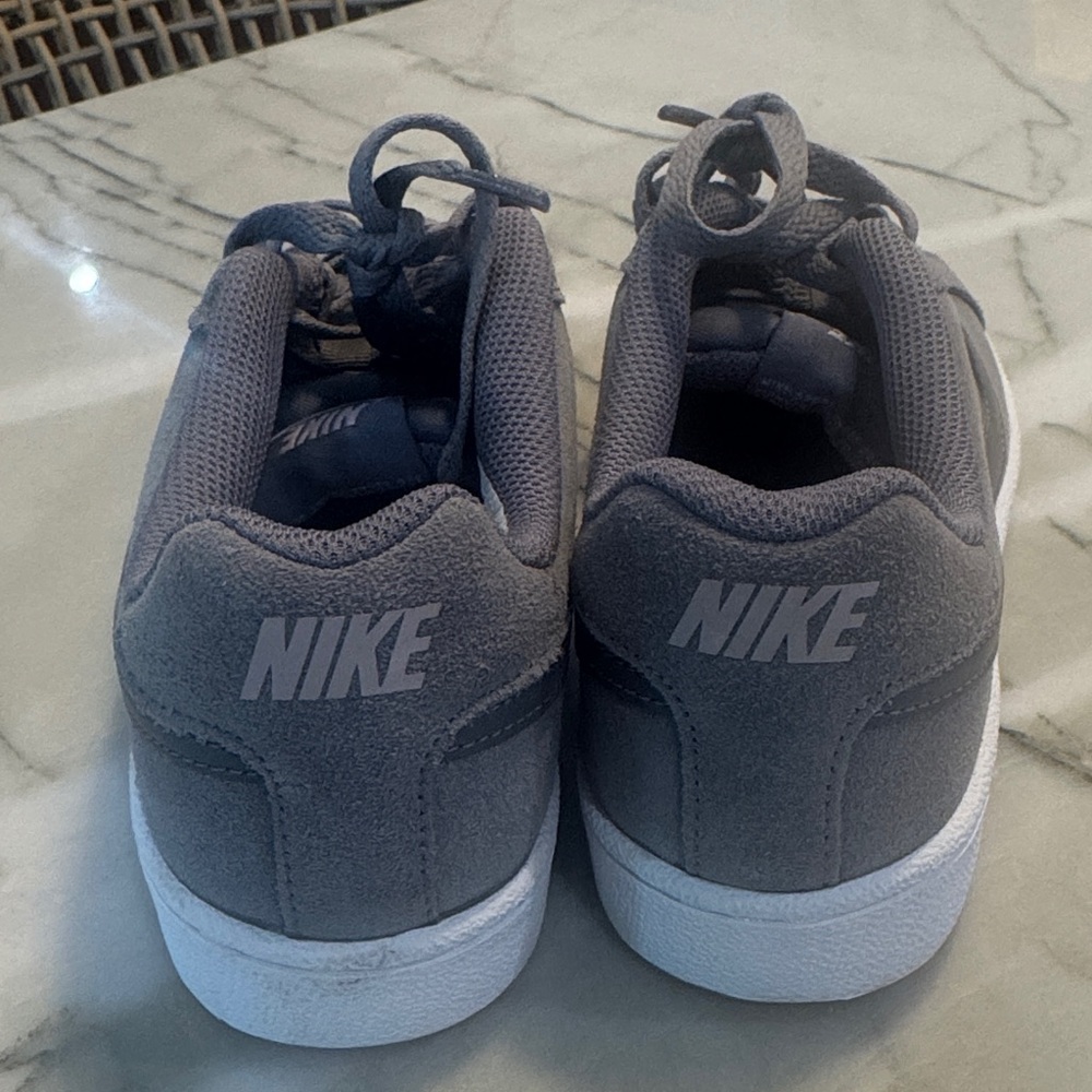 Nike Women's Court Royale Gray and White Tennis Shoe - Picture 2 of 8